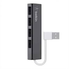 4-PORT TRAVEL USB2.0 HUB ULTRA-SLIM