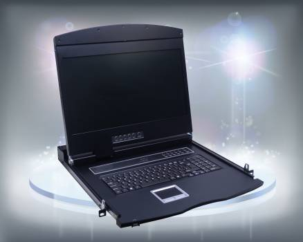 18.5 WIDESCREEN RACK CONSOLE+8PORT