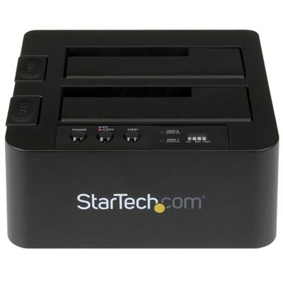 Duplicador Hdd StarTech.com Estação duplicadora autónoma USB 3.1 (10 Gbps) para discos SSD/HDD SATA de 2,5 e 3,5 pol BASE USB 3.1 10GB PARA DD SATA