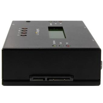 Duplicador Hdd StarTech.com Duplicadora e apagadora de disco rígido autónoma 1:1 para discos SATA e SAS de 2,5/3,5 pol. SATSASDUPE11 Cor Preto