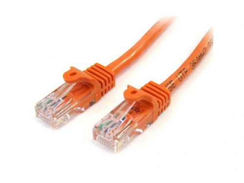 CABLE 1M NARANJA CAT5E RJ45