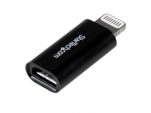 LIGHTNING A MICRO USB NEGRO