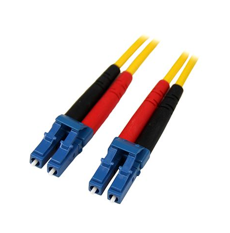 Cabo de Fibra Optica LC/LC SM Amarelo 10 mts STARTECH MONOMODO DUPLEX 