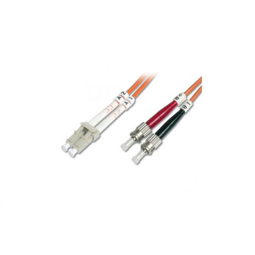 DIGITUS CHICOTE FIBRA DPX MULTIMODE 50/125 LC/ST OM3 - 2MT