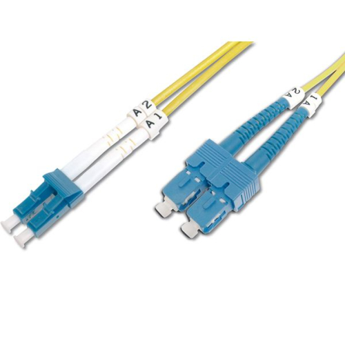 DIGITUS CHICOTE FIBRA DPX SINGLE MODE 09/125 LC/SC OS2 - 10MT