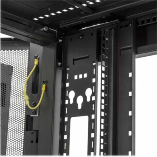 Armário Rack StarTech.com RK2537BKM - 25U 19" de Servidores, Profundidade de Montagem até 35", Portas em Malha, Rodas e Gestão de Cabos – Preto