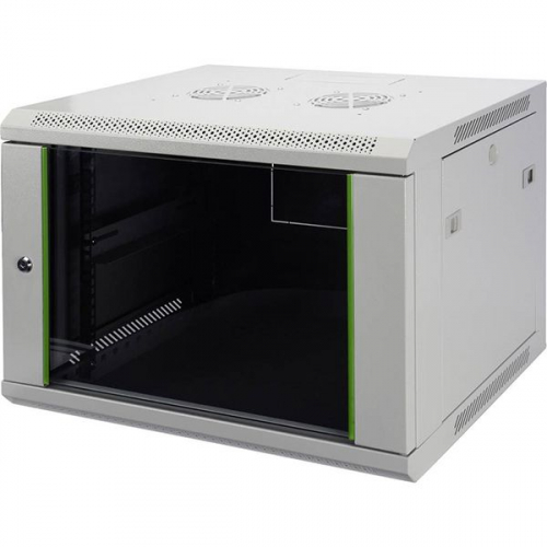 DIGITUS BASTIDOR MURAL 19" 7U PT VIDRO UNIQUE 600x450 CINZA