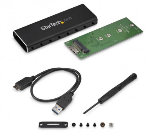 Caixa externa Enclosure de armazenagem M.2 SATA 6Gb/s USB 3.0 preto Startech SM2NGFFMBU33