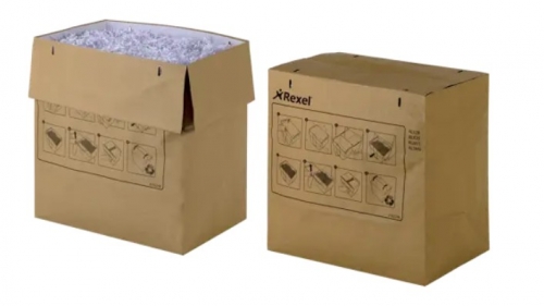 Bolsa de residuos rexel reciclavel para destruidoras