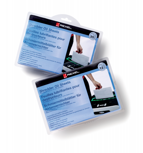 Lubrificante p/ Destruidora Rexel 2101948 Emb.12 Folhas | 2101948