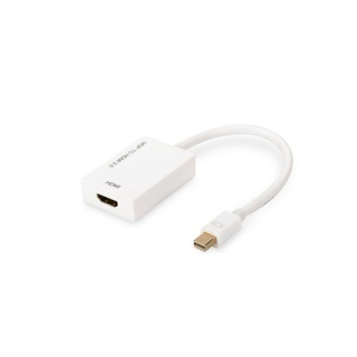 Digitus Cabo Adaptador Mini DisplayPort para HDMI M/F 0.2m White