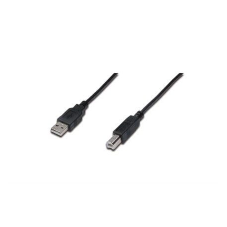 DIGITUS USB 2.0 CABO TYPE A - B M/M 1.0M USB 2.0 PRETO