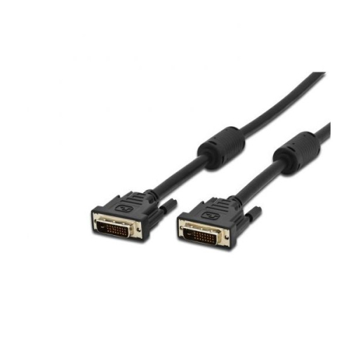 DIGITUS DVI CABO DVI24+1 M/M 1.0M DVI-D DUAL LINK PRETO