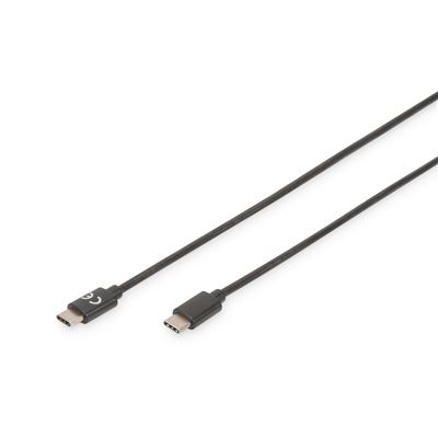 DIGITUS USB TYPE-C CABO TYPE-C - C M/M 3.0M 3A 480MB VERSION 2.0 PRETO