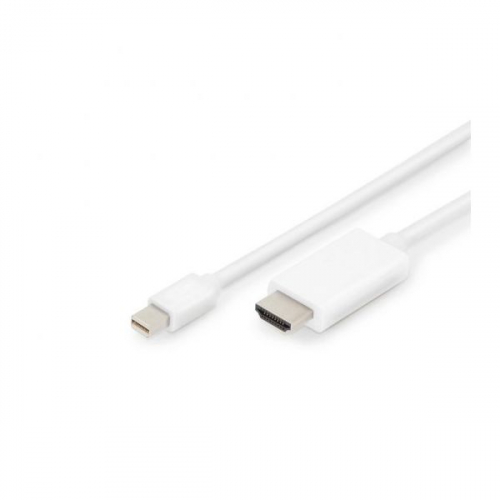 DIGITUS  CABO ADAPTADOR MINI DISPLAYPORT 1.2 - HDMI A M/M 2.0M 4K/60HZ BRANCO