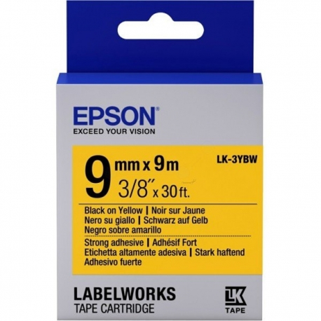 EPSON FITA LK-3YBW BLK/YELL 9/9