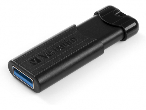 PEN VERBATIM 64GB PINSTRIPE USB 3.0 BLACK