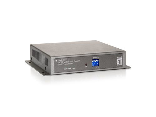 LevelOne HDMI Over IP POE Receiver (AUDIO & VIDEO EXTENDER) - HVE-6601T