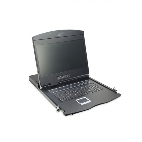 DIGITUSCONSOLA48.3CM19"TFT8-PORTKVMSWITCHTOUCHPADETECLADOUS