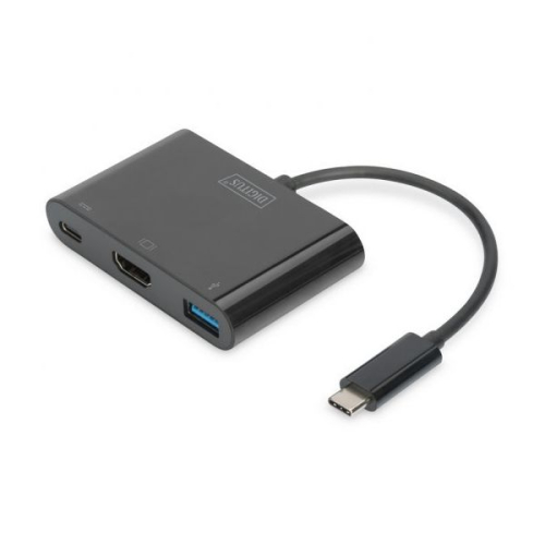 DIGITUSUSBTYPE-CHDMIMULTIPORTADAPTER4K1XHDMI1XUSB-CPORTPD1XUSB3.0