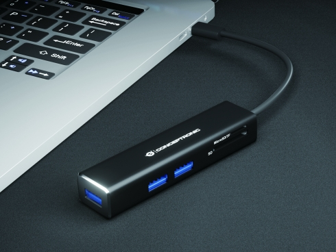 CONCEPTRONICHUBUSB-C3.03XUSB3.0+CARDREADER