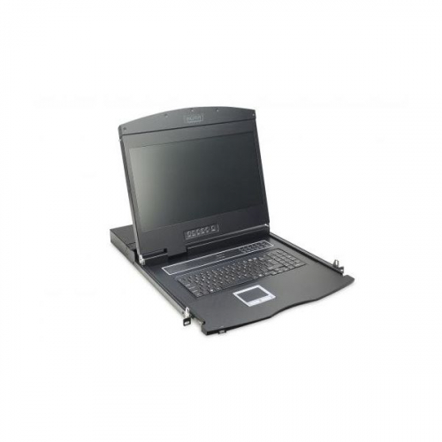 DIGITUS19"TFTCONSOLA1PORTKVMUSKEYBOARDPRETO