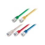 EQUIP CHICOTE CAT6 S/FTP LSZH 1MT LARANJA