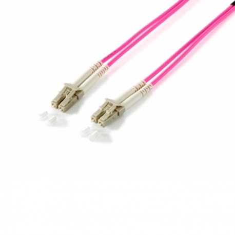 EQUIP FIBER OPTIC PATCH CORD HF LC/LC 50/125U 1M 