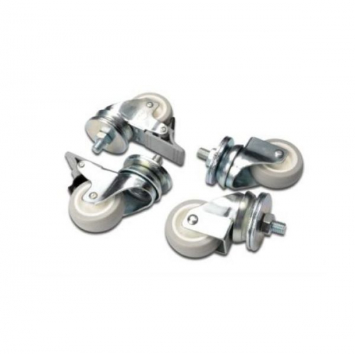 DIGITUS KIT RODIZIOS P/ BASTIDOR PAVIMENTO 2 C/TRAVÃO - MAX 250KG