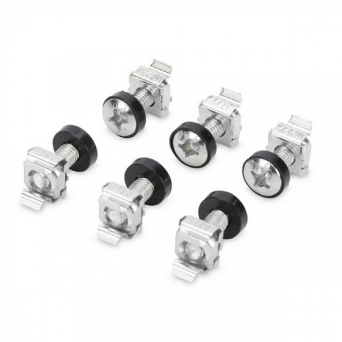 DIGITUS KIT FIXAÇÃO PARAFUSO M6 + ANILHA + PORCA GAIOLA (EMB. 50 UNID) PRETO