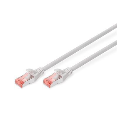 DIGITUS CHICOTE CAT6 S/FTP LSZH PREMIUM 2MT CINZA
