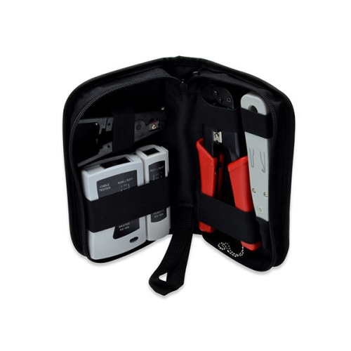 DIGITUS KIT FERRAMENTAS C/LAN TESTER  ALICATE E FERRAMENTA DE IMPACTO