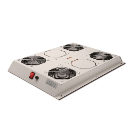 DIGITUS KIT 4 VENT C/INT + TERM P/UNIQUE SERVER - CINZA