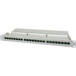 DIGITUS PATCH PANEL 19" 24P CAT6A 1U BLINDADO CINZA