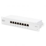 DIGITUS PATCH PANEL 10" CAT6 8P BLINDADO CINZA