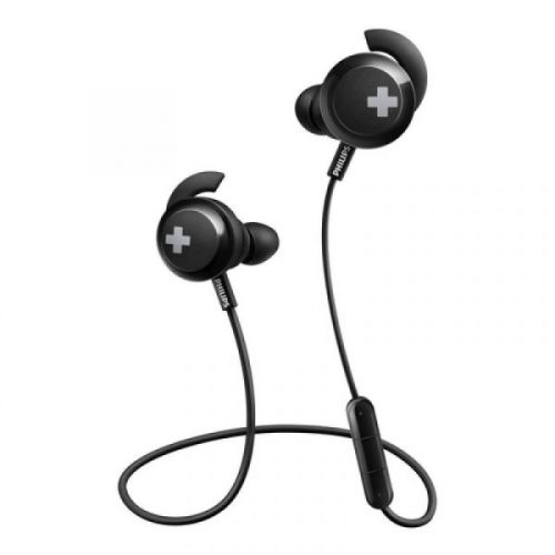 PHILIPS IN-EAR PHONES WIRELESS  BASS+ SHB4305BK BLACK