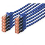 DIGITUS CHICOTE CAT 6 S-FTP LSZH 2MT PACK 10 AZUL