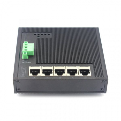 DIGITUS SWITCH INDUSTRIAL 5P GIGABIT FLAT