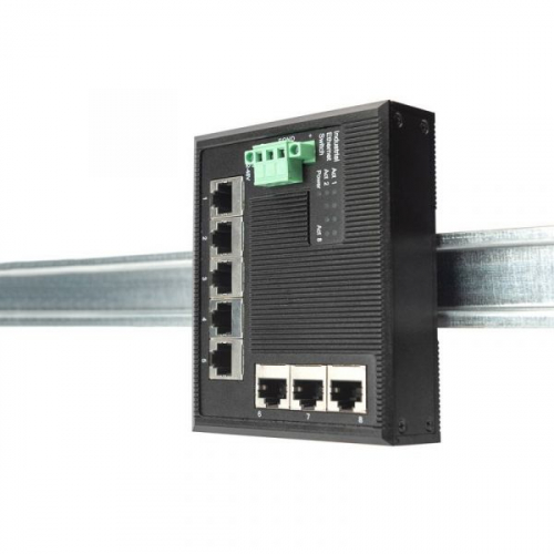 DIGITUS SWITCH INDUSTRIAL 8P GIGABIT FLAT