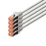 DIGITUS CHICOTE CAT 6 S-FTP LSZH 15MT PACK 5 CINZA