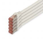 DIGITUS CHICOTE CAT 6 S-FTP LSZH 10MT PACK 5 BRANCO