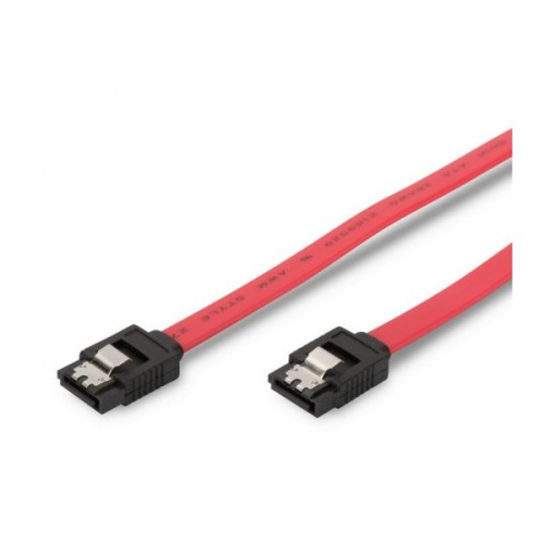 DIGITUS SATA CABO L-TYPE W/ LATCH F/F 0.3M STRAIGHT SATA II/III RE