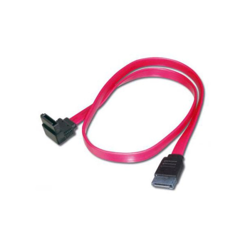 DIGITUS SATA CABO L-TYPE F/F 0.5M 90Ø L-ANGLED - STRAIGHT SATA II/III RE