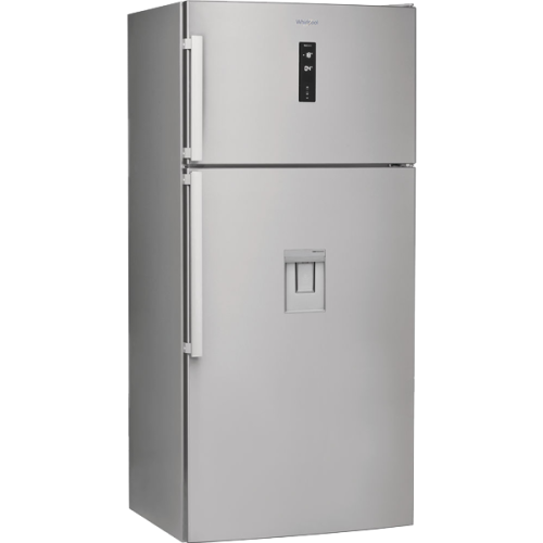 Frigorífico 2 Portas Cor Inox Com Dispensador Agua No Frost Whirlpool W84TE72X 575L 186x84x75 Classe E