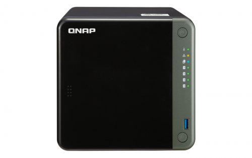 NAS QNAP 4-Bay Celeron Gemini Lake J4125 Quad Core 2.0GHz/4GB/2x2.5Gb/USB/Tower-TS-453D-4G