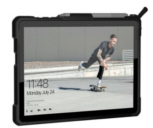 Capa para tablet resistente alumínio preto 10.5" para Microsoft Surface Go, Go 2 UAG 321076114040