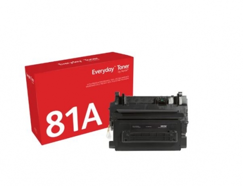 Toner preto Everyday™ da Xerox compatível com HP 81A (CF281A), rendimento padrão