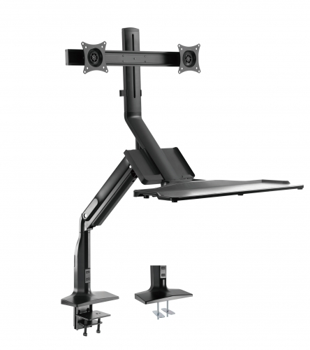 Suporte de Secretária NAPOFIX 17-27" Posto de Trabalho 2xDisplays - SW6200