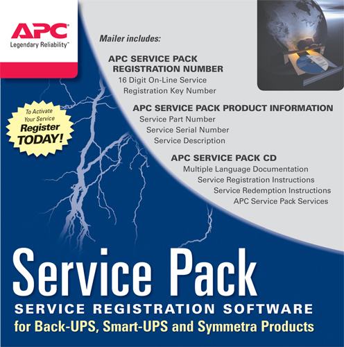 APC Service Pack 1 Year Warranty Extension-WBEXTWAR1YR-SP-02
