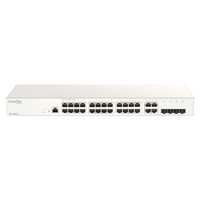 D-LINK NUCLIAS CLOUD SMART SWITCH 28-PORT GIGABIT 4X1G COMBO 370W